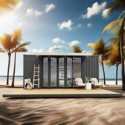 Log 20ft Eco-vriendelijk Flat Pack Container House Prefabricated Duurzame constructie Stalen structuur Veerkrachtig Regen Wind Sneeuwwinkel