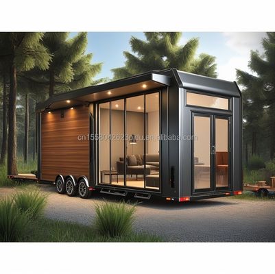 Aluminiumlegering Vensters en isolatie Prefabricated Room 20ft Europese zonnekamer voor Hotel Isolatie