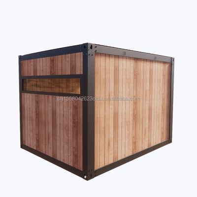 10ft Mini Prefab Modulaire Mobile Shipping Container Klein kantoorgebouw met 50/75/100mm Wave Sandwich Panel Wanden