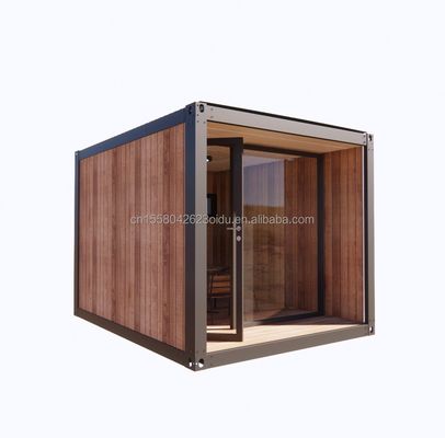 10ft Mini Prefab Modulaire Mobile Shipping Container Klein kantoorgebouw met 50/75/100mm Wave Sandwich Panel Wanden