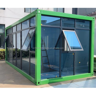 Moderne ontwerp Flat Pack Opvouwbaar Draagbaar Huis Container voor geprefabriceerde kleine winkels en kantoren 20ft of 40ft