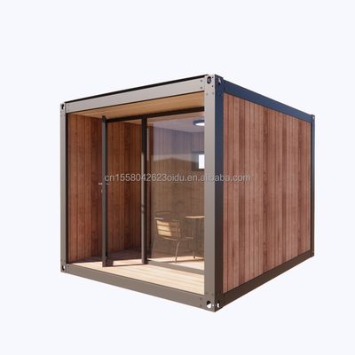 10ft Mini Prefab Modulaire Mobile Shipping Container Klein kantoorgebouw met 50/75/100mm Wave Sandwich Panel Wanden