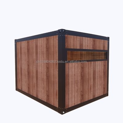 10ft Mini Prefab Modulaire Mobile Shipping Container Klein kantoorgebouw met 50/75/100mm Wave Sandwich Panel Wanden