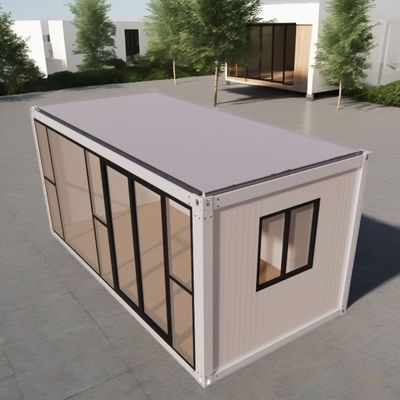 Gegalvaniseerd stalen buigwerk 20ft geprefabriceerde modulaire stalen behuizing milieuvriendelijke containerwoningen voor buitenwonen
