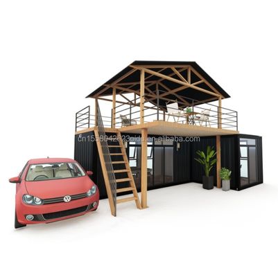 Log Design Groenhuis Container met Intelligente Modulaire Voorgefabriceerde Tiny House en Aluminium Alloy Window Material