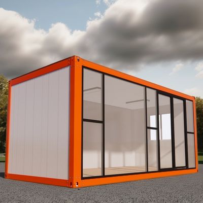Gegalvaniseerd stalen buigwerk 20ft geprefabriceerde modulaire stalen behuizing milieuvriendelijke containerwoningen voor buitenwonen
