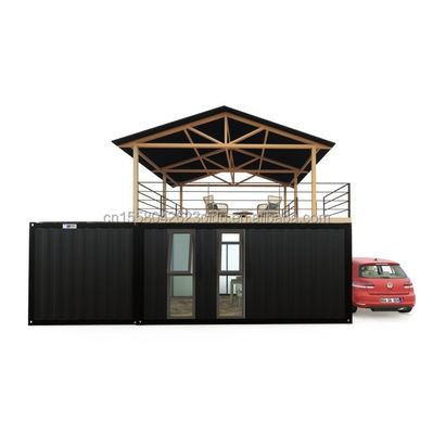 Log Design Groenhuis Container met Intelligente Modulaire Voorgefabriceerde Tiny House en Aluminium Alloy Window Material