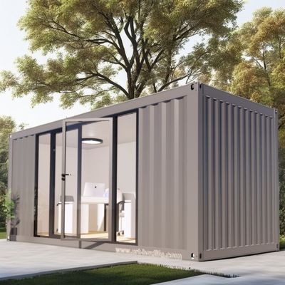 50/75/100mm Wave Sandwich Panel Muur Moderne 20ft 40ft Staal Container Huizen Flat Pack Prefabricated Huis voor kantoor