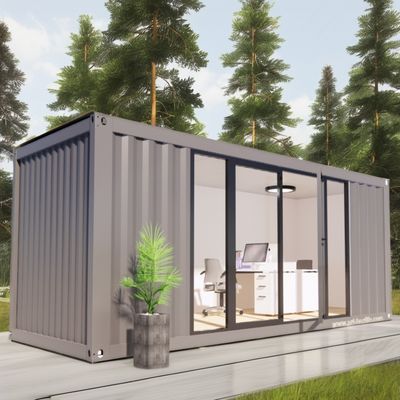 50/75/100mm Wave Sandwich Panel Muur Moderne 20ft 40ft Staal Container Huizen Flat Pack Prefabricated Huis voor kantoor