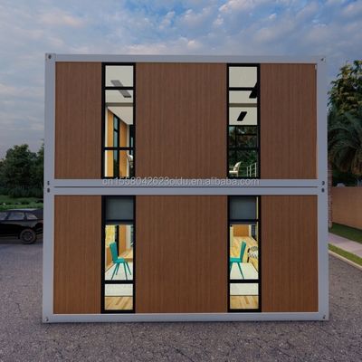 20ft/40ft Easy Move Prefabricated Flat Pack Container Muur 50/75/100mm Wave Sandwich Panel Draagbare opslag voor winkel