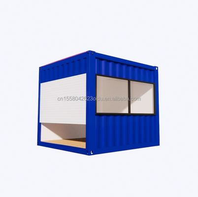 Chinese stijl logo ontwerp 10ft 20ft opvouwbare houten container bar voor professionele bedrijven en hotels