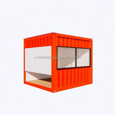 Chinese stijl logo ontwerp 10ft 20ft opvouwbare houten container bar voor professionele bedrijven en hotels