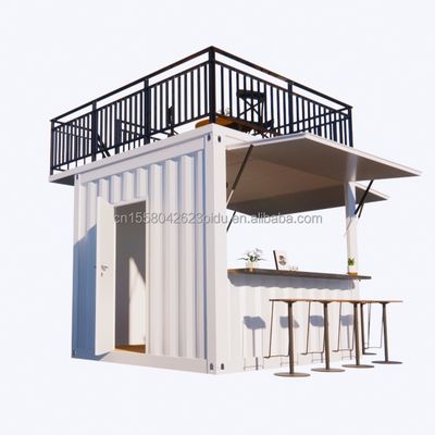Australian Standards Mobile Store Op maat gemaakte 10 voet 20 voet mobiele container Pop-up koffiebar met aluminiumalloy ramen