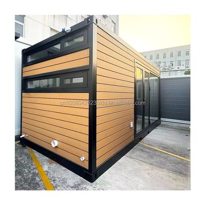 Chinese design stijl EU 20ft Houten huizen Tuin Prefab huizen Moderne luxe prefab huis Stalen structuur