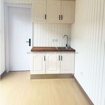 Chinese design stijl EU 20ft Houten huizen Tuin Prefab huizen Moderne luxe prefab huis Stalen structuur