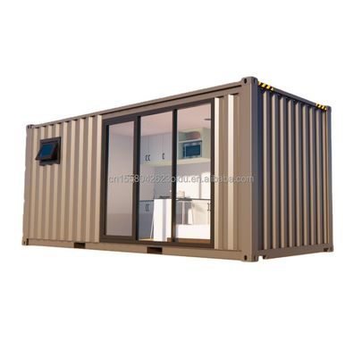 Outdoor Living and Family Hotel 2 slaapkamers Prefabricated Steel Container House met gegalvaniseerd stalen buigwerk 180g Flat Pack