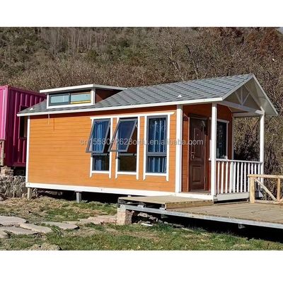 Quick Build Container Material Homes for Resort Vacations and Farmhouses Drie slaapkamers Muur 50/75/100mm Wave Sandwich Panel