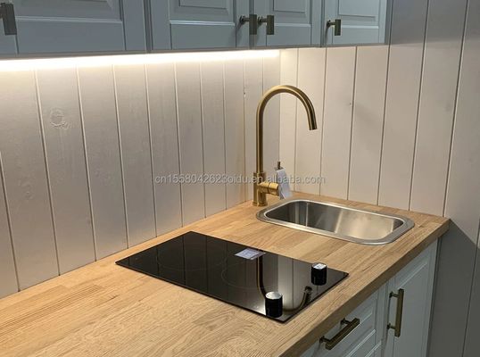 Flat Pack Container Coffee House Luxe Style Houten Studio Flat Packaging voor 20ft Garden Hotel Mobiele Huis
