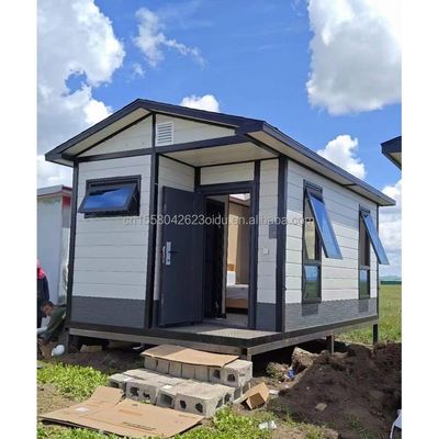 Quick Build Container Material Homes for Resort Vacations and Farmhouses Drie slaapkamers Muur 50/75/100mm Wave Sandwich Panel