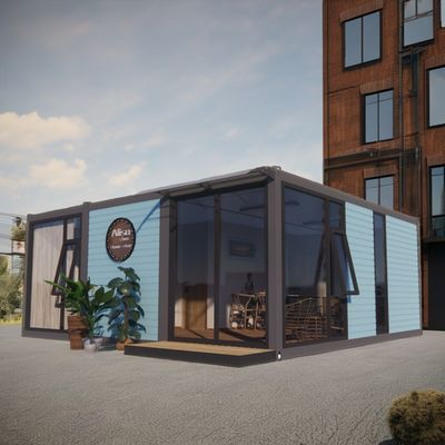 20ft of 40ft milieuvriendelijke container gemaakt van staal en sandwichpaneel voor kledingwinkel Restaurant Hotel