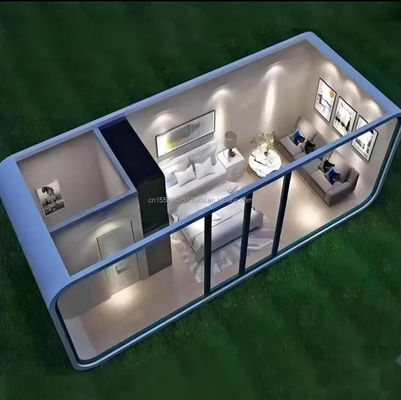 EU 20FT Moderne woonhuis voor woon in een stijlvolle container in hotel of resort