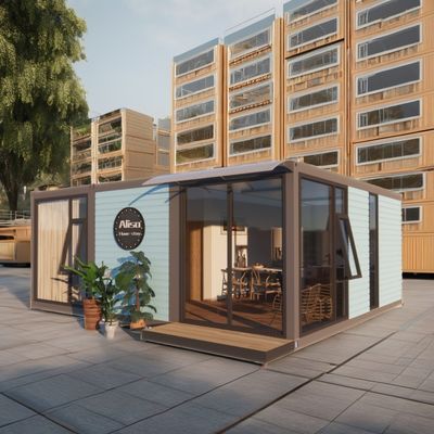 20ft of 40ft milieuvriendelijke container gemaakt van staal en sandwichpaneel voor kledingwinkel Restaurant Hotel
