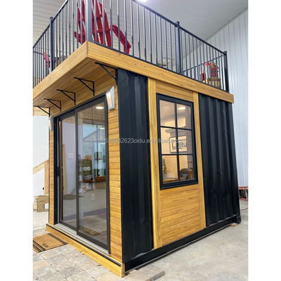 10ft Houten Plastic Tuinhuis Container Mobiele Houten Activiteitenruimte Mini Kantoor Koffiewinkel Moderne ontwerp voor uw tuin