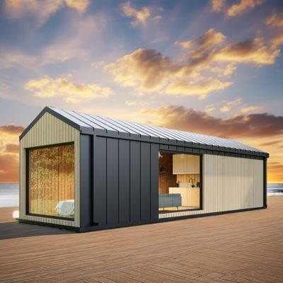Moderne ontwerp Prefab Container zwembad gemaakt van gegalvaniseerde stalen vierkant buizen voor buiten vakanties Hotels Feesten of kantoor