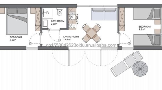 Moderne ontwerp Prefab Container zwembad gemaakt van gegalvaniseerde stalen vierkant buizen voor buiten vakanties Hotels Feesten of kantoor