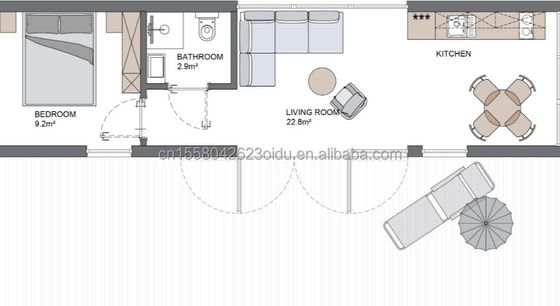 Moderne ontwerp Prefab Container zwembad gemaakt van gegalvaniseerde stalen vierkant buizen voor buiten vakanties Hotels Feesten of kantoor