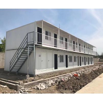 Vinnige assemblage Draagbare flat pack container huis voor modern kantoor strand huis en bouwtechniek kampen