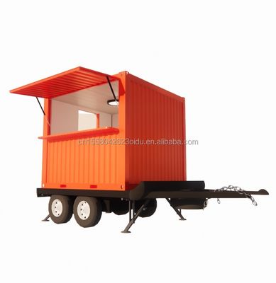 Opvouwbare container 10ft Pop-up Mobile Home Trailer voor Modern Tiny Custom Prefab Bar Camping House op wielen Trailer