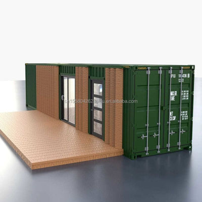 50/75/100mm Wave Sandwich Panel Muur Aanpasbaar ontwerp 40ft Gemodificeerde Shipping Container Huis voor wonen of vakantie