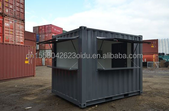 Aluminiumlegering Windows Mini Pop-up Shop Container Koffieshop Bar Fastfood Restaurant Convenience Store Kiosk Booth 10ft