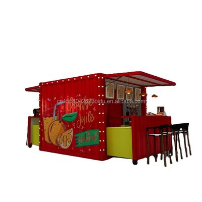 Gemodificeerde scheepvaartcontainer 10ft EU Mini Pop-up Shop voor Outdoor Fast-Food Restaurant Coffee Bar Convenience Store