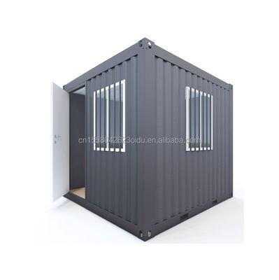 10ft Mini Office/Store Budget-vriendelijk Gemodificeerde Shipping Container Stalen Sandwich Panel Hotels met Aluminium Alloy Windows