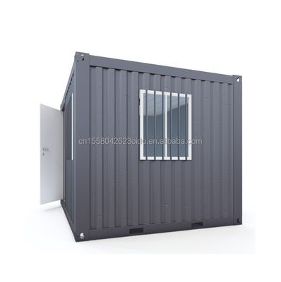 10ft Mini Office/Store Budget-vriendelijk Gemodificeerde Shipping Container Stalen Sandwich Panel Hotels met Aluminium Alloy Windows
