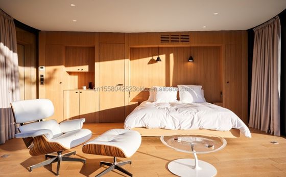Hotel Container Huizen voor eindhotels Luxe Modern Houten Huis Stalen Structuur Ronde Huis Senglin Vakantiehuis