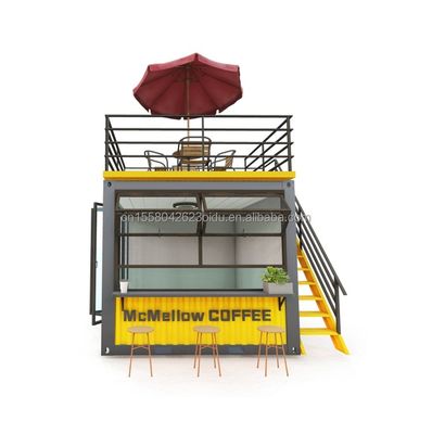 Op maat gemaakte mobiele winkel winkelcontainerhuizen in modern ontwerp voor een snelle en handige kraam