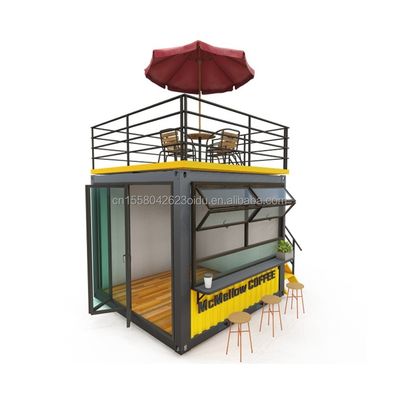 Op maat gemaakte mobiele winkel winkelcontainerhuizen in modern ontwerp voor een snelle en handige kraam