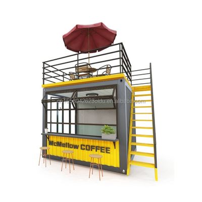 Op maat gemaakte mobiele winkel winkelcontainerhuizen in modern ontwerp voor een snelle en handige kraam