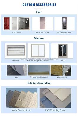 Gepersonaliseerde kleur 20ft 40ft vouwbare prefab modulaire mobiele huis modern ontwerp draagbare container huis voor de Chinese handel