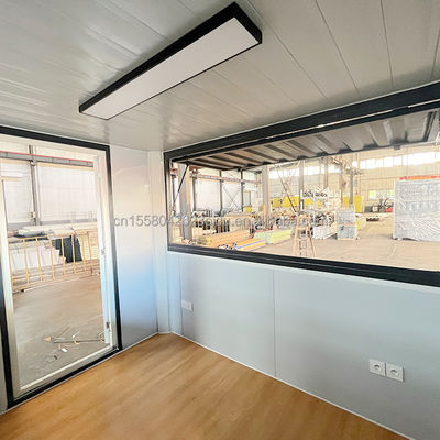 Prefab Shop Custom Pop Up Cafe Bar in 10ft en 20ft Container Coffee Shops met gegalvaniseerde stalen vierkant buizen