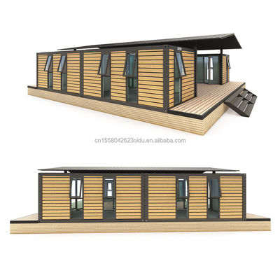 40ft groot containerhuis voor hotels en plattelandsbewoners Hout geprefabriceerd staal werkplaats/leslokaal sandwichpaneel