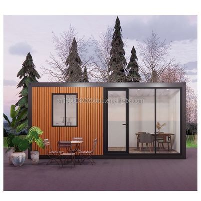 Moderne 3 slaapkamers Prefab huis Klaargemaakt Modulair Prefab Kleine container Uitbreidbare stalen buitenstructuur