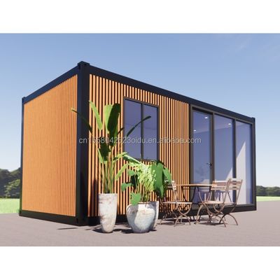 Moderne 3 slaapkamers Prefab huis Klaargemaakt Modulair Prefab Kleine container Uitbreidbare stalen buitenstructuur