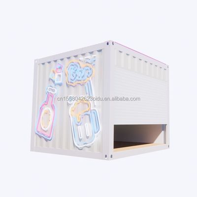 Wave Sandwich Panel Wall 10ft Pop-Up Mobile Container House voor Retail Store Office Hotel en Groenhuis Product