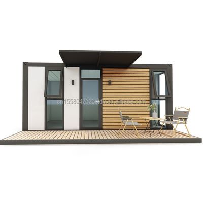 Buitenwoning Slaapkamers Prefab staalstructuur Containerhuis voor hotel Uitbreidbaar Kleine woonhuis 20ft/40ft