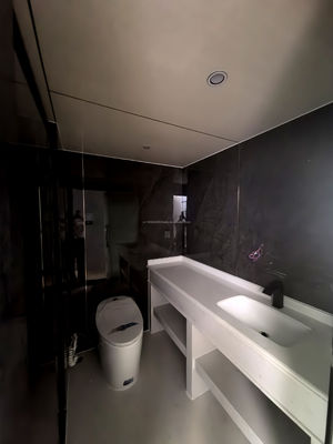 20ft stapelbare snelle assemblage mini afneembare draagbare huis 2 slaapkamer container huis met gegalvaniseerde stalen vierkant buizen