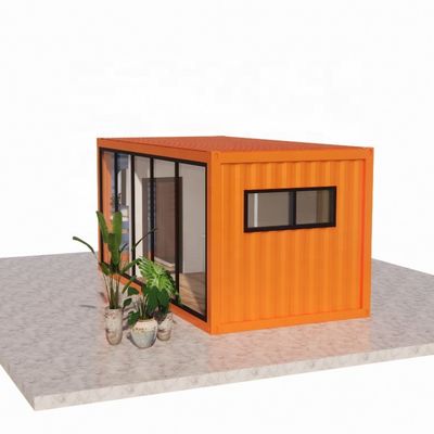 Buiten staal en sandwich paneel Flat Pack Container Huis met badkamer Gemaakt van 20ft/40ft